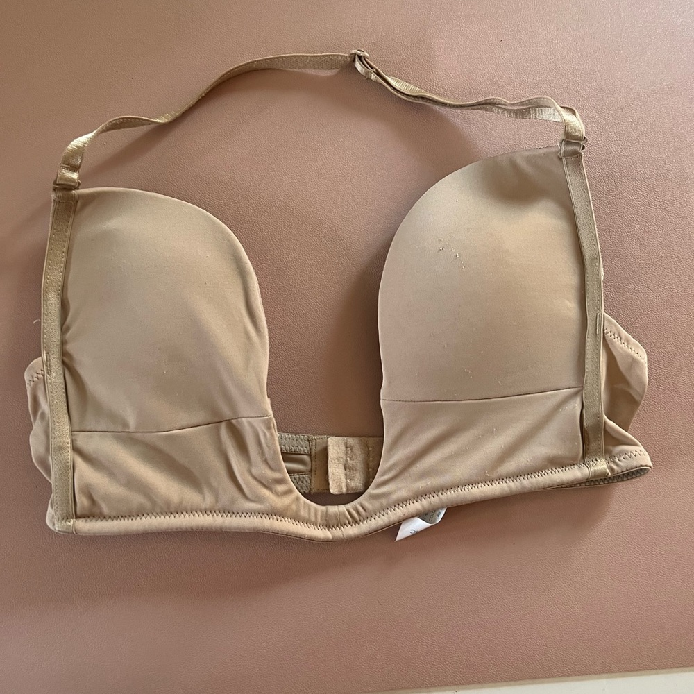 Nude low cut bra